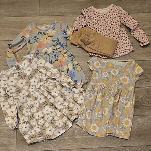 Carter's Vibrant Blue and Yellow Casual Dress